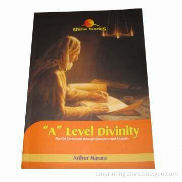 Softcover book printing, black printing, 100g wood-free paper, embossed on front cover